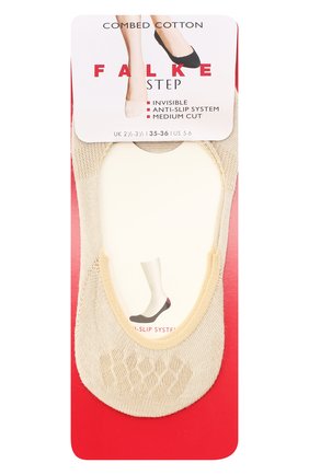 Женские хлопковые подследники step invisible FALKE бежевого цвета по цене 960 руб., арт. 47567_ | Фото 1 Женские хлопковые подследники step invisible FALKE бежевого цвета, арт. 47567_ | Фото 1