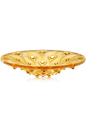 Мужского ваза для фруктов serpentine LALIQUE желтого цвета по цене 287000 руб., арт. 10016700 | Фото 1 Мужского ваза для фруктов serpentine LALIQUE желтого цвета, арт. 10016700 | Фото 1
