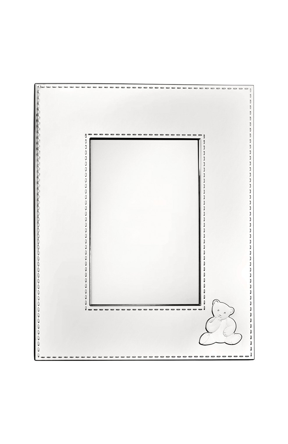 Рамка для фотографий charlie bear CHRISTOFLE серебряного цвета, арт. 04256220 | Фото 1 (Интерьер Кросс-КТ: аксессуары детские; Статус проверки: Проверена категория; Ограничения доставки: fragile-2)