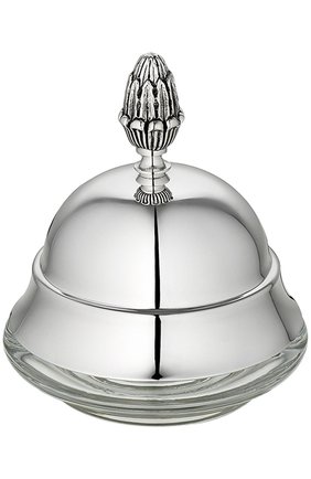 Масленка malmaison CHRISTOFLE серебряного цвета, арт. 04224750 | Фото 1 (Статус проверки: Проверена категория; Ограничения доставки: fragile-2)