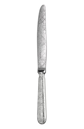 Нож обеденный jardin d`eden CHRISTOFLE серебряного цвета, арт. 00054009 | Фото 1 (Статус проверки: Проверена категория; Ограничения доставки: fragile-2)