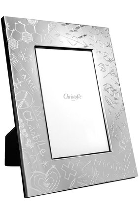 Рамка для фотографии graffiti CHRISTOFLE серебряного цвета, арт. 04256091 | Фото 1 (Статус проверки: Проверена категория; Ограничения доставки: fragile-2)