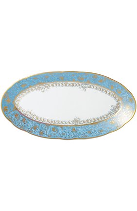 Блюдо овальное Eden Turquoise Bernardaud, арт. 0144/125 в ЦУМ | Фото №1 Блюдо овальное Eden Turquoise Bernardaud | Фото №1