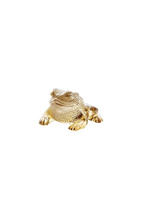 Скульптура gregoire toad LALIQUE золотого цвета, арт. 10139400 | Фото 1 (Статус проверки: Проверена категория; Ограничения доставки: fragile-2)