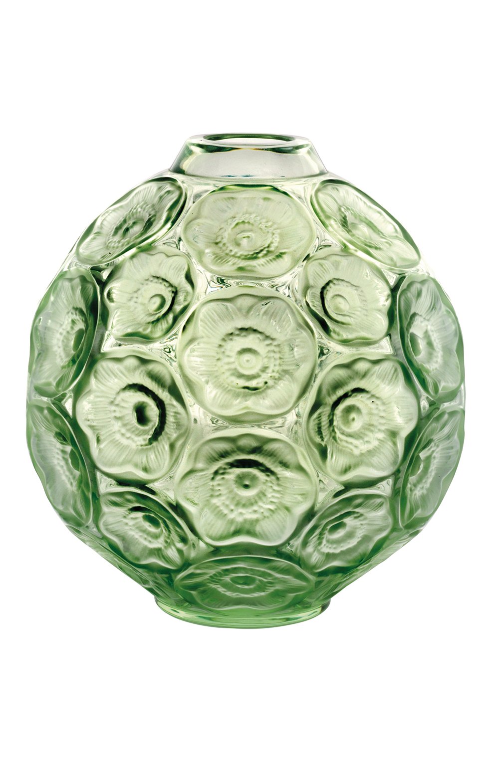 Мужского ваза anemones LALIQUE зеленого цвета, арт. 10519000 | Фото 1