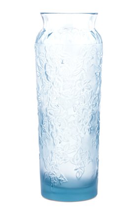 Мужского ваза blossom LALIQUE голубого цвета по цене 36250 руб., арт. 1249600 | Фото 1 Мужского ваза blossom LALIQUE голубого цвета, арт. 1249600 | Фото 1