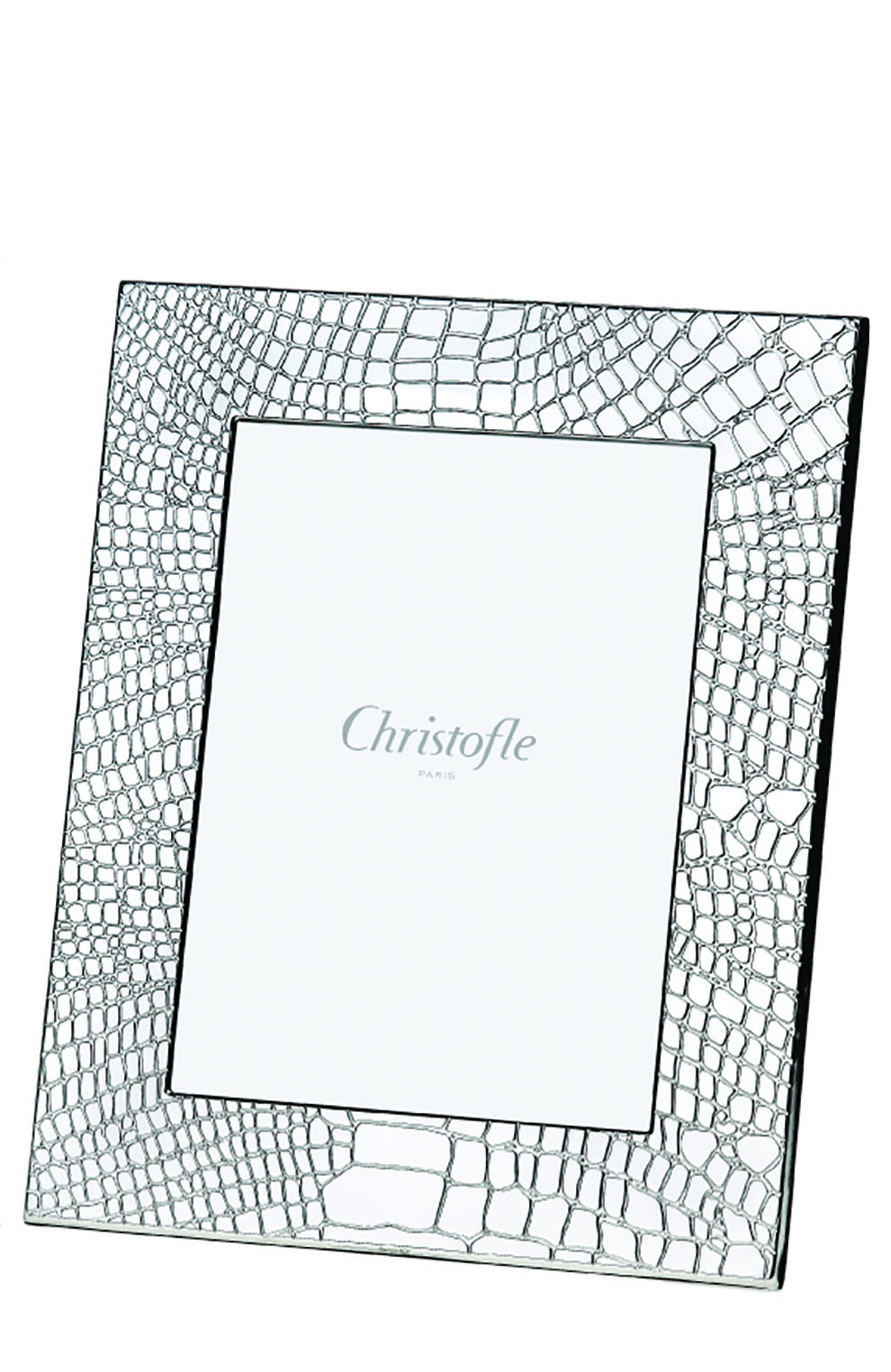Мужского рамка для фотографии croco d'argent CHRISTOFLE серебряного цвета, арт. 04256156 | Фото 1