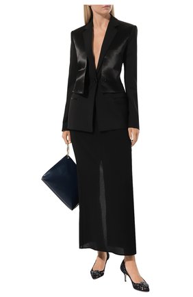 Женская текстильные туфли rainbow lace DOLCE & GABBANA темно-синего цвета по цене 52700 руб., арт. CD0066/AL198 | Фото 2 Женская текстильные туфли rainbow lace DOLCE & GABBANA темно-синего цвета, арт. CD0066/AL198 | Фото 2