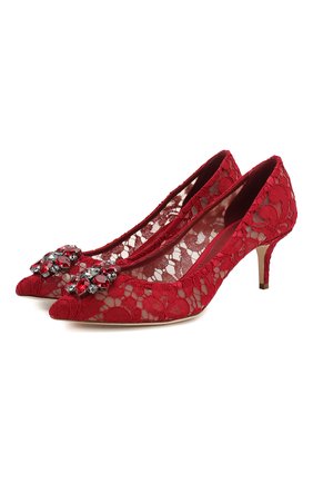 Женская текстильные туфли rainbow lace DOLCE & GABBANA бордового цвета по цене 57950 руб., арт. CD0066/AL198 | Фото 1 Женская текстильные туфли rainbow lace DOLCE & GABBANA бордового цвета, арт. CD0066/AL198 | Фото 1