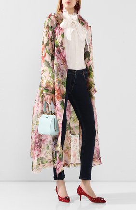 Женская текстильные туфли rainbow lace DOLCE & GABBANA бордового цвета по цене 57950 руб., арт. CD0066/AL198 | Фото 2 Женская текстильные туфли rainbow lace DOLCE & GABBANA бордового цвета, арт. CD0066/AL198 | Фото 2