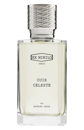 Парфюмированная вода cuir celeste (100ml) EX NIHILO бесцветного цвета по цене 43550 руб., арт. 3760264091363 | Фото 1 Парфюмированная вода cuir celeste (100ml) EX NIHILO бесцветного цвета, арт. 3760264091363 | Фото 1 (Unisex: Unisex; Статус проверки: Проверена категория; Ограничения доставки: flammable)