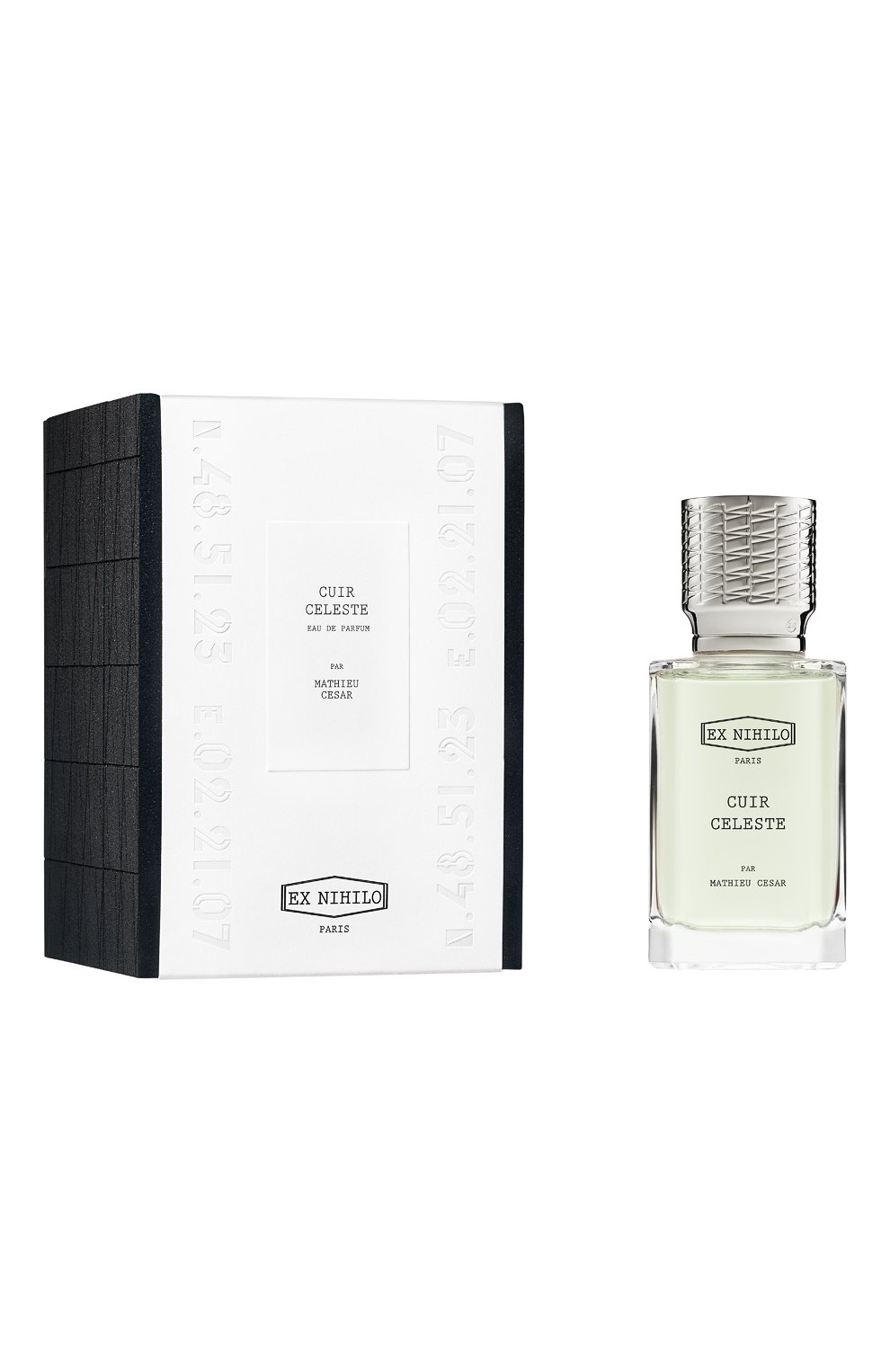 Парфюмированная вода cuir celeste (50ml) EX NIHILO бесцветного цвета по цене 35360 руб., арт. 3760264091370 | Фото 2 Парфюмированная вода cuir celeste (50ml) EX NIHILO бесцветного цвета, арт. 3760264091370 | Фото 2 (Unisex: Unisex; Статус проверки: Проверена категория; Ограничения доставки: flammable)