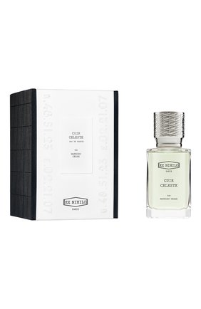 Парфюмированная вода cuir celeste (50ml) EX NIHILO бесцветного цвета по цене 35360 руб., арт. 3760264091370 | Фото 2 Парфюмированная вода cuir celeste (50ml) EX NIHILO бесцветного цвета, арт. 3760264091370 | Фото 2 (Unisex: Unisex; Статус проверки: Проверена категория; Ограничения доставки: flammable)