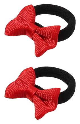 Детская комплект из двух резинок small bow JUNEFEE красного цвета по цене 580 руб., арт. 5452 | Фото 2 Детская комплект из двух резинок small bow JUNEFEE красного цвета, арт. 5452 | Фото 2