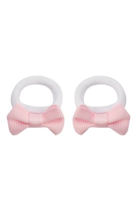 Детская комплект из двух резинок small bow JUNEFEE розового цвета по цене 580 руб., арт. 5525 | Фото 1 Детская комплект из двух резинок small bow JUNEFEE розового цвета, арт. 5525 | Фото 1
