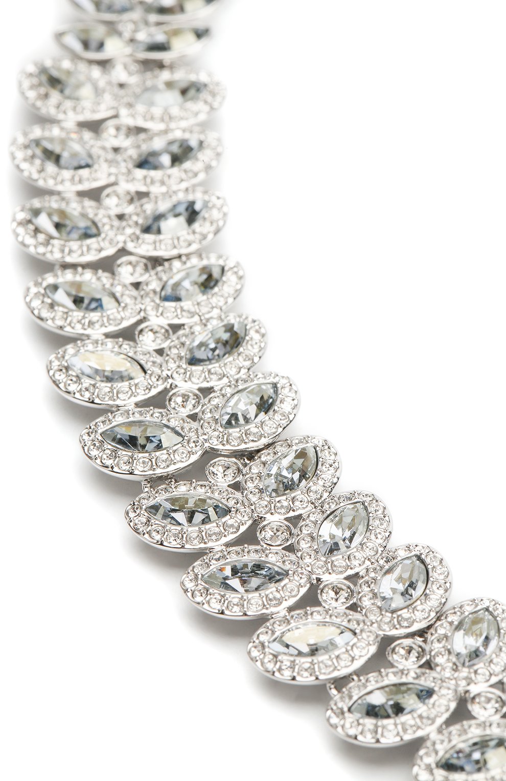 Женское ожерелье baron SWAROVSKI серебряного цвета по цене 29870 руб., арт. 5117678 | Фото 3 Женское ожерелье baron SWAROVSKI серебряного цвета, арт. 5117678 | Фото 3