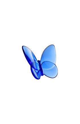 Скульптура papillon BACCARAT голубого цвета, арт. 2 102 546 | Фото 1 (Статус проверки: Проверена категория; Ограничения доставки: fragile-2)