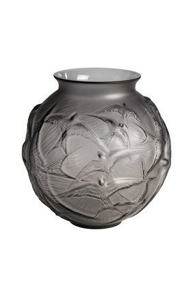 Мужская ваза hirondelles LALIQUE серого цвета по цене 226500 руб., арт. 10645100 | Фото 1 Мужская ваза hirondelles LALIQUE серого цвета, арт. 10645100 | Фото 1
