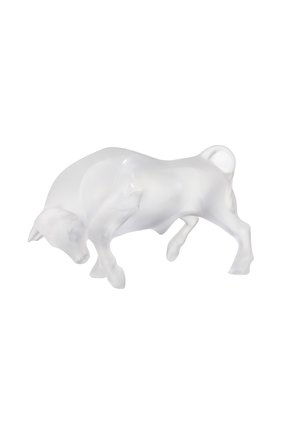 Скульптура bull LALIQUE прозрачного цвета, арт. 10647700 | Фото 1 (Статус проверки: Проверена категория; Ограничения доставки: fragile-2)