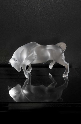Скульптура bull LALIQUE прозрачного цвета, арт. 10647700 | Фото 2 (Статус проверки: Проверена категория; Ограничения доставки: fragile-2)