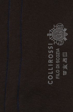 Мужские хлопковые носки COLLIROSSI коричневого цвета по цене 1660 руб., арт. UC4020-20/1 | Фото 2 Мужские хлопковые носки COLLIROSSI коричневого цвета, арт. UC4020-20/1 | Фото 2