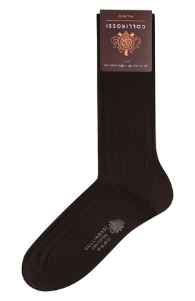 Мужские хлопковые носки COLLIROSSI коричневого цвета по цене 1440 руб., арт. UC4020-21/1 | Фото 1 Мужские хлопковые носки COLLIROSSI коричневого цвета, арт. UC4020-21/1 | Фото 1