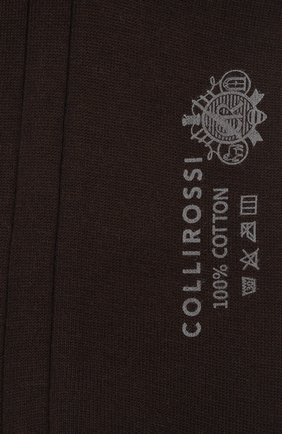 Мужские хлопковые носки COLLIROSSI коричневого цвета по цене 1440 руб., арт. UC4020-21/1 | Фото 2 Мужские хлопковые носки COLLIROSSI коричневого цвета, арт. UC4020-21/1 | Фото 2