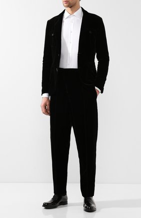 Мужские брюки из вискозы GIORGIO ARMANI коричневого цвета по цене 86700 руб., арт. 8WGPP017/T0025 | Фото 2 Мужские брюки из вискозы GIORGIO ARMANI коричневого цвета, арт. 8WGPP017/T0025 | Фото 2 (Статус проверки: Проверена категория, Проверено; Длина (брюки, джинсы): Стандартные; Материал внешний: Вискоза; Случай: Вечерний; Стили: Классический)