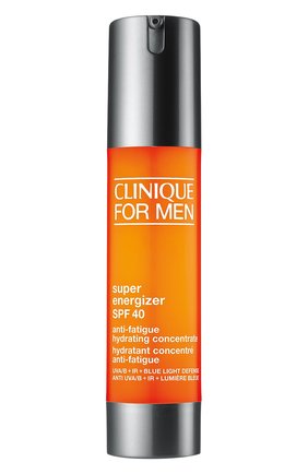 Мужское увлажняющее средство для лица super energizer spf 40 CLINIQUE бесцветного цвета по цене 3200 руб., арт. K6AJ-01 | Фото 1 Мужское увлажняющее средство для лица super energizer spf 40 CLINIQUE бесцветного цвета, арт. K6AJ-01 | Фото 1