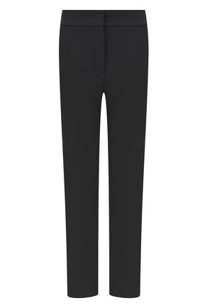 Женские укороченные брюки из шерсти GIORGIO ARMANI темно-серого цвета по цене 52800 руб., арт. 8WHPP00E/T0084 | Фото 1 Женские укороченные брюки из шерсти GIORGIO ARMANI темно-серого цвета, арт. 8WHPP00E/T0084 | Фото 1