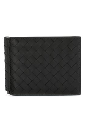Мужской кожаный зажим для купюр с плетением intrecciato BOTTEGA VENETA черного цвета по цене 28550 руб., арт. 123180/V4651 | Фото 1 Мужской кожаный зажим для купюр с плетением intrecciato BOTTEGA VENETA черного цвета, арт. 123180/V4651 | Фото 1