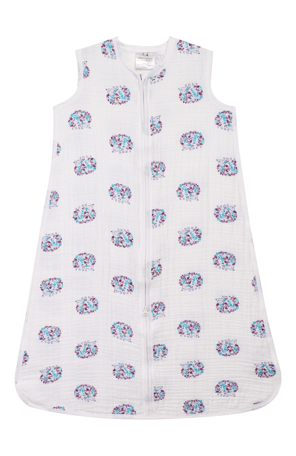 Детский хлопковый конверт ADEN+ANAIS белого цвета, арт. 8139G | Фото 1