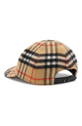 Шерстяная бейсболка Burberry, бежевого цвета, арт. 8005287 в ЦУМ | Фото №2 Шерстяная бейсболка Burberry бежевого цвета | Фото №2