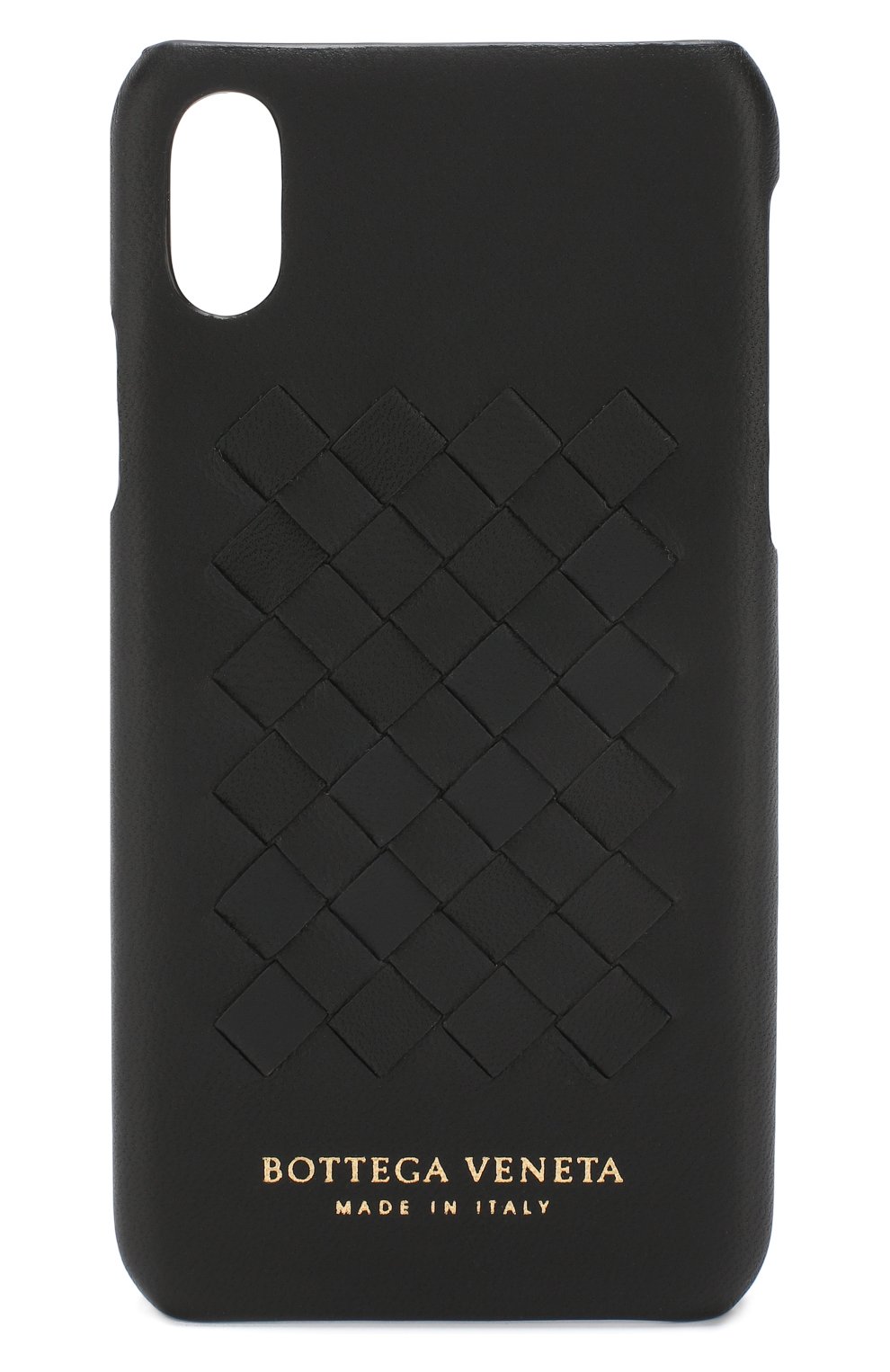Кожаный чехол для iPhone X Bottega Veneta | Фото №1