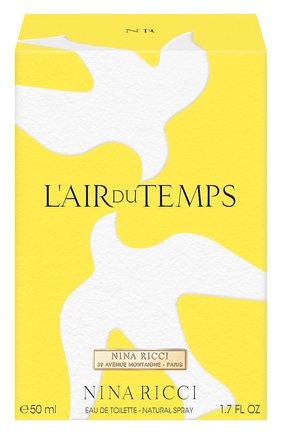 Туалетная вода l'air du temps NINA RICCI бесцветного цвета по цене 6160 руб., арт. 3137370207023 | Фото 2 Туалетная вода l'air du temps NINA RICCI бесцветного цвета, арт. 3137370207023 | Фото 2