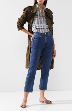Женские лаковые шлепанцы nu pieds SAINT LAURENT бежевого цвета по цене 39800 руб., арт. 472064/B8I00 | Фото 2 Женские лаковые шлепанцы nu pieds SAINT LAURENT бежевого цвета, арт. 472064/B8I00 | Фото 2