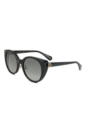 Женские солнцезащитные очки GUCCI черного цвета по цене 17900 руб., арт. GG0369 001 | Фото 1 Женские солнцезащитные очки GUCCI черного цвета, арт. GG0369 001 | Фото 1