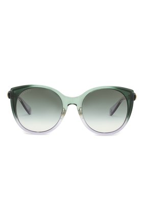 Женские солнцезащитные очки GUCCI темно-зеленого цвета по цене 17900 руб., арт. GG0369 006 | Фото 3 Женские солнцезащитные очки GUCCI темно-зеленого цвета, арт. GG0369 006 | Фото 3