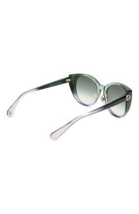 Женские солнцезащитные очки GUCCI темно-зеленого цвета по цене 17900 руб., арт. GG0369 006 | Фото 4 Женские солнцезащитные очки GUCCI темно-зеленого цвета, арт. GG0369 006 | Фото 4