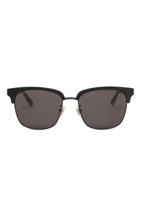 Мужские солнцезащитные очки GUCCI черного цвета, арт. GG0382 001 | Фото 2 (Тип очков: С/з; Очки форма: Прямоугольные; Оптика Гендер: оптика-мужское)