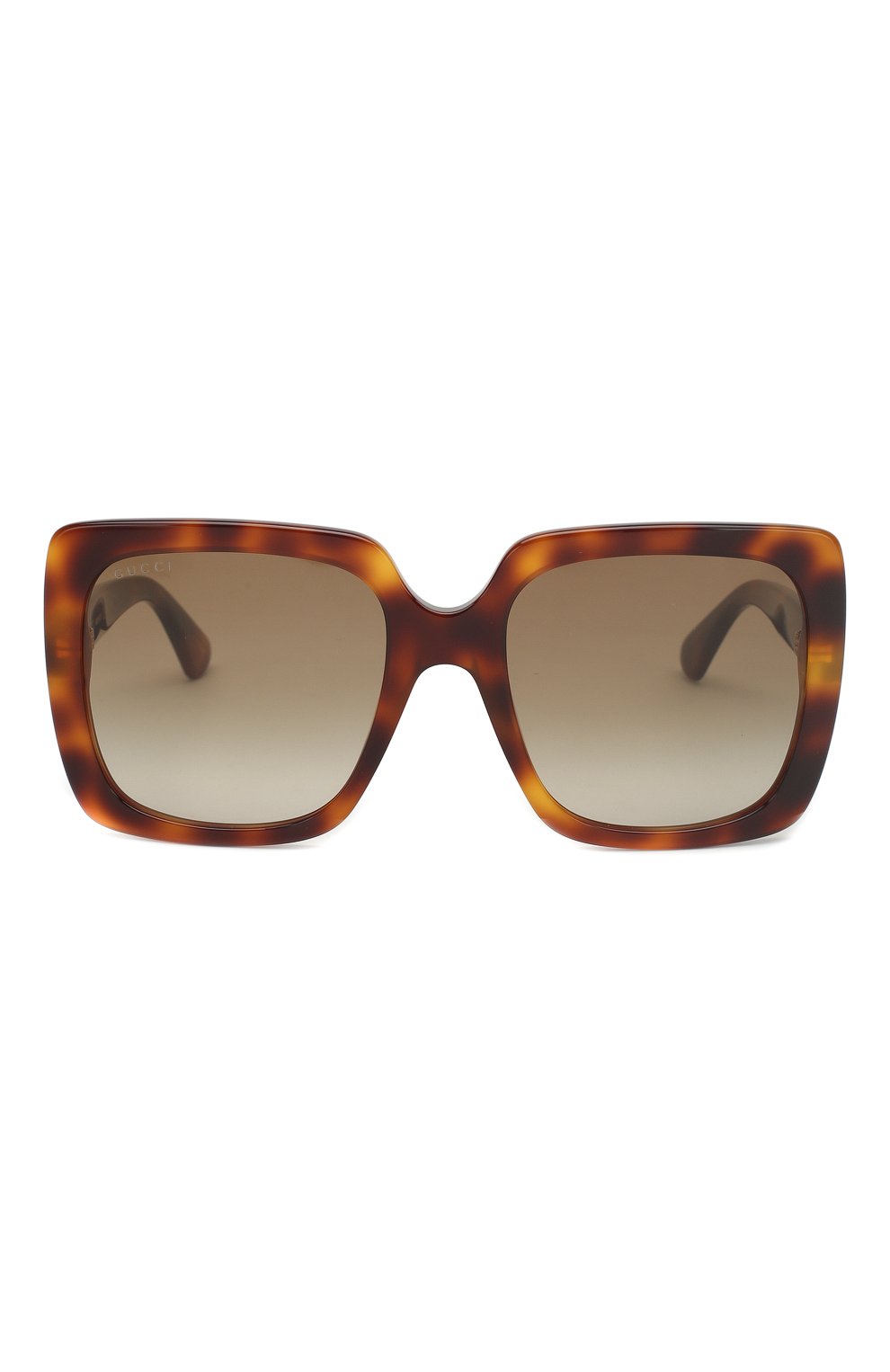 Женские солнцезащитные очки GUCCI коричневого цвета по цене 23150 руб., арт. GG0418 003 | Фото 3 Женские солнцезащитные очки GUCCI коричневого цвета, арт. GG0418 003 | Фото 3