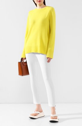 Женские брюки STELLA MCCARTNEY белого цвета по цене 49950 руб., арт. 358300/SCA06 | Фото 2 Женские брюки STELLA MCCARTNEY белого цвета, арт. 358300/SCA06 | Фото 2