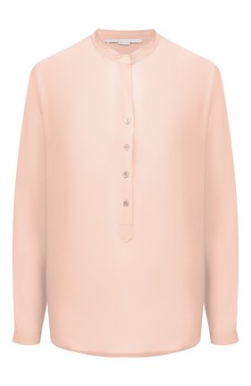 Женская шелковая блузка STELLA MCCARTNEY розового цвета по цене 49950 руб., арт. 531885/SY206 | Фото 1 Женская шелковая блузка STELLA MCCARTNEY розового цвета, арт. 531885/SY206 | Фото 1
