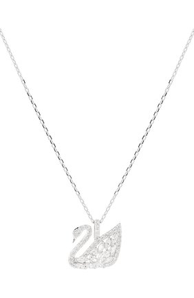 Женская подвеска swan SWAROVSKI серебряного цвета по цене 7980 руб., арт. 5296469 | Фото 2 Женская подвеска swan SWAROVSKI серебряного цвета, арт. 5296469 | Фото 2