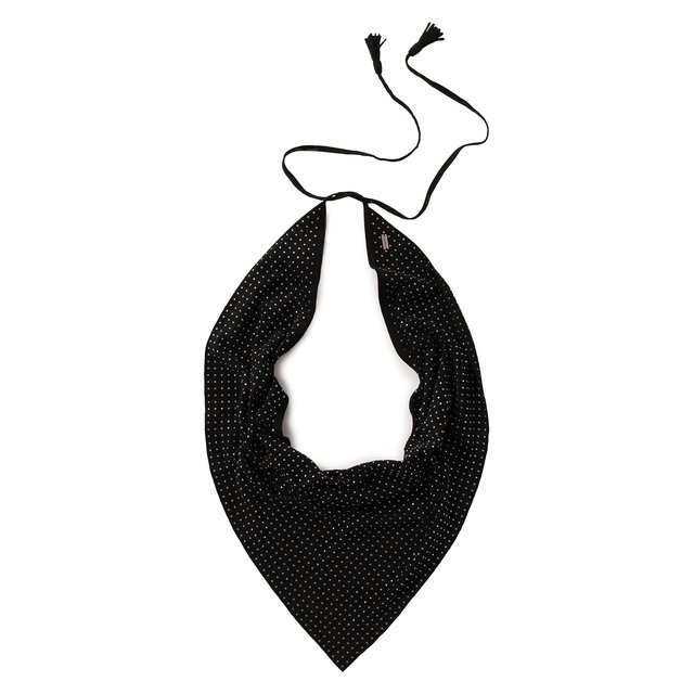 фото Замшевый шарф на завязках saint laurent