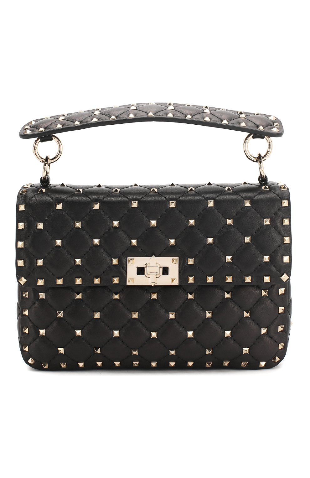 Женская сумка valentino garavani rockstud spike medium VALENTINO черного цвета, арт. RW2B0122/NAP | Фото 1