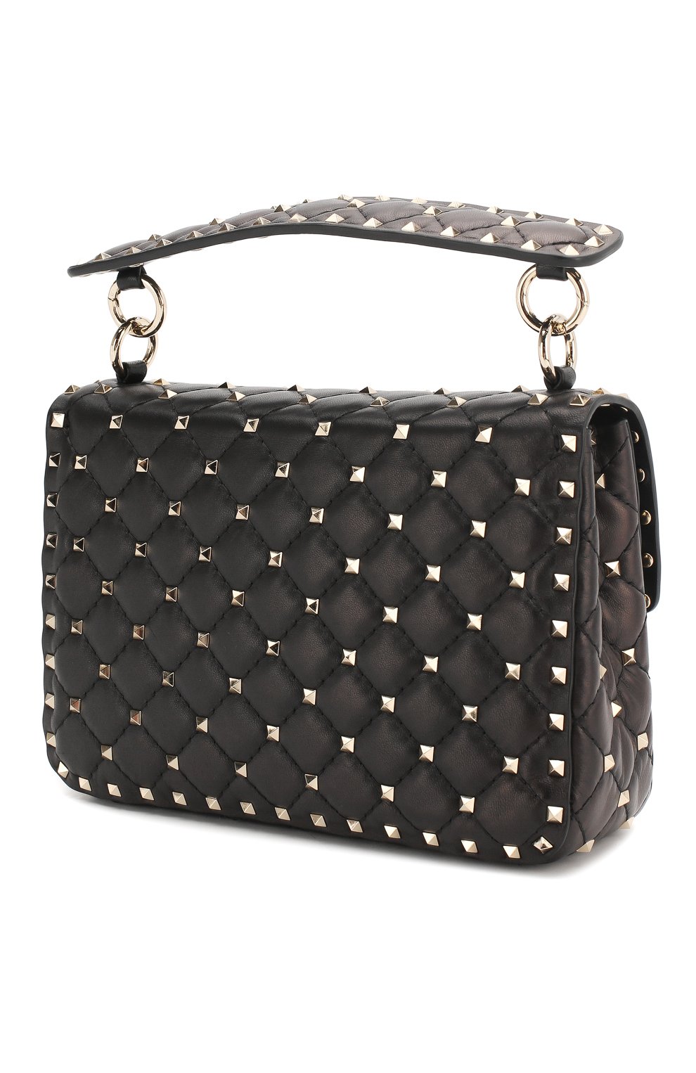 Женская сумка valentino garavani rockstud spike medium VALENTINO черного цвета по цене 159000 руб., арт. RW2B0122/NAP | Фото 3 Женская сумка valentino garavani rockstud spike medium VALENTINO черного цвета, арт. RW2B0122/NAP | Фото 3