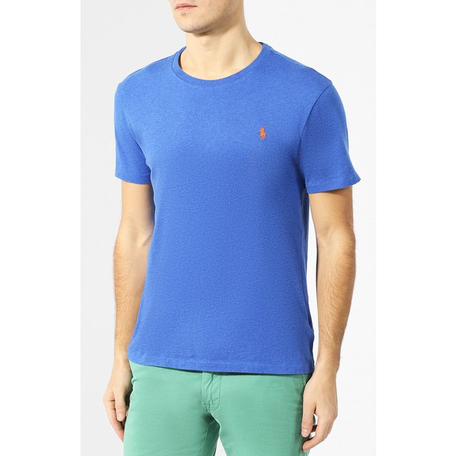 фото Хлопковая футболка polo ralph lauren