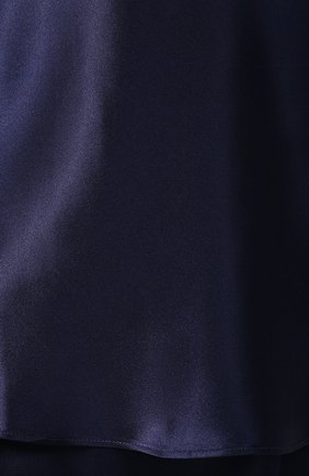 Женская шелковая пижама SIMONE PERELE темно-синего цвета, арт. 15B900-15B640 | Фото 4 (Материал внешний: Шелк; Длина (для топов): Стандартные; Статус проверки: Проверено, Проверена категория)