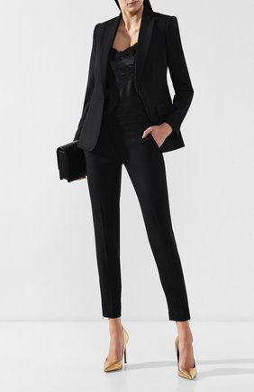 Женские шерстяные брюки со стрелками STELLA MCCARTNEY черного цвета по цене 59950 руб., арт. 531844/SGB07 | Фото 2 Женские шерстяные брюки со стрелками STELLA MCCARTNEY черного цвета, арт. 531844/SGB07 | Фото 2 (Материал внешний: Шерсть; Длина (брюки, джинсы): Стандартные; Статус проверки: Проверено, Проверена категория; Женское Кросс-КТ: Брюки-одежда; Случай: Формальный)